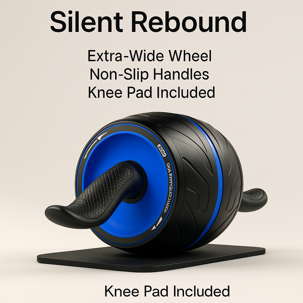 Automatic Resistance Ab Wheel for Beginners (Men/Women)